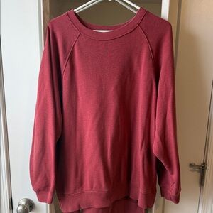 American Eagle Women's Red Sweatshirt